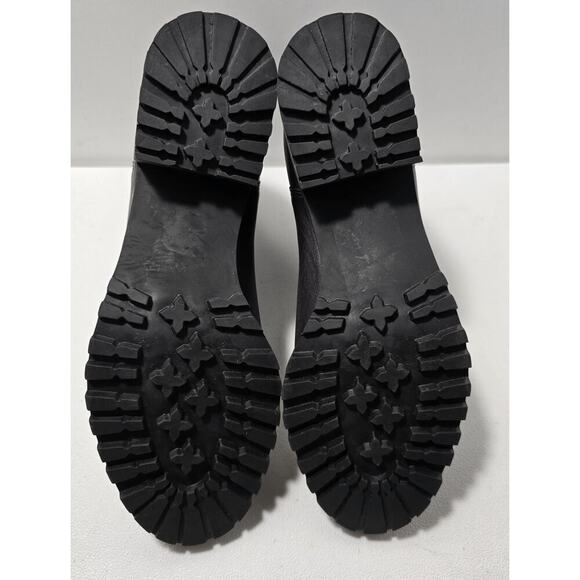 Talbots Leather Ankle Boots Gored Stretch Pull On Round Toe Dark Brown Size 10 M - Picture 8 of 10